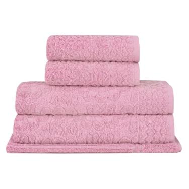 Imagem de Buddemeyer Jogo de Toalhas Dalia Extra Soft Banho Rosa 5 peças
