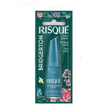 Imagem de Esmalte Azul Risqué Bridgerton O Escândalo De Whistledown Cremoso Blister 8ml
