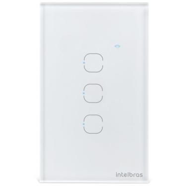 Imagem de Interruptor Smart Wi-Fi Touch 3 Teclas ews 1003 Branco Intelbras