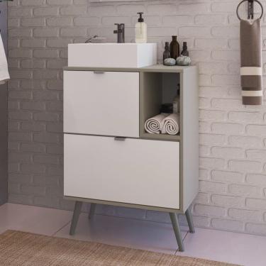Imagem de Gabinete com Pés Para Banheiro sem Cuba Nordic