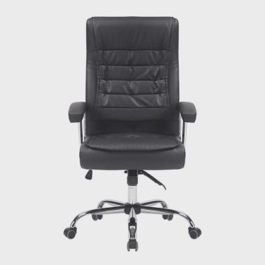 Imagem de Cadeira Big Mola Ensacada Escritório Presidente Giratória em Couro Sintetico com Nr17 Espresso