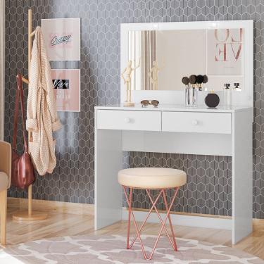 Imagem de Penteadeira Henn 2 gavetas Com Espelho Daila