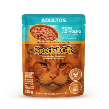 Imagem de Ração Special Cat Sache Gatos Adultos Peixe 85g