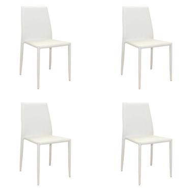 Imagem de Conjunto com 4 Cadeiras Amanda I Branco