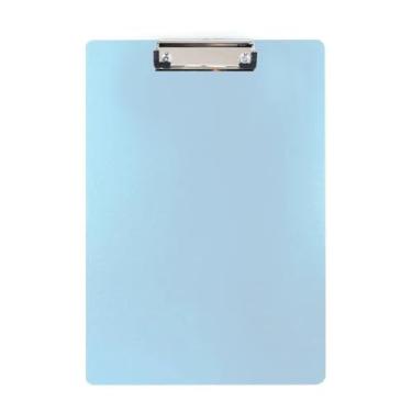 Imagem de Pastas de Arquivo 1 pasta A4, gerenciador de arquivos, área de transferência com capa, pasta A4 para uso comercial e escolar, papelaria e material de escritório Organizador de Arquivos(Blue)