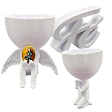 Imagem de Relicario Decoração Casa Santa Joana D Arc Anjo Guarda - Point da Fe