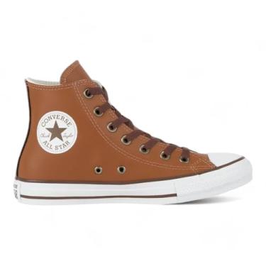 Imagem de Tênis Converse All Star Chuck Taylor Cano Alto Couro Feminino (Marrom, BR, Adulto, Numérico, 36)