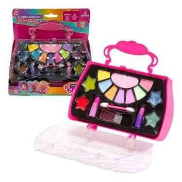 Imagem de Maleta de maquiagem infantil kit batom gloss sombra menina - P&O