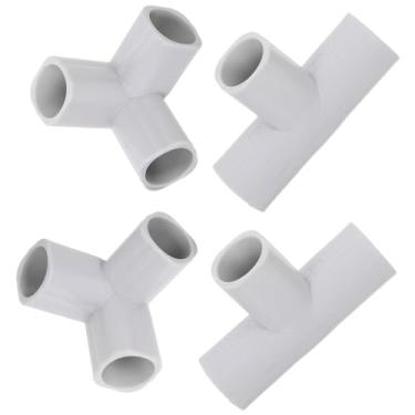 Imagem de FOYTOKI Conector T de 4 peças para cercadinho de bebê em forma de T e peças de cercadinho de bebê de 3 vias Conector T para acessórios e configuração de jardim de brincar de bebê