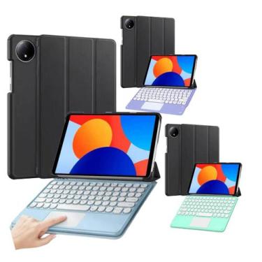 Imagem de Capa Smart Para Tablet Xiaomi Redmi Pad Se 8.7 com Teclado Touchpad - 