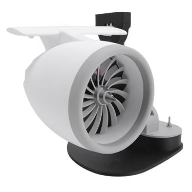 Imagem de Ventilador da área de Trabalho Com Luz Traseira Vermelha, Inovador Turbofan Motor Shaped Film de Refrigeração Pessoal e Umidificador de Ar Pequeno 3 Em 1 Meticulosamente Criado