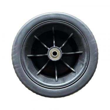 Imagem de Generic Pneu de carrinho de mão sólido, carrinho de jardim portátil, de substituição, roda de de mão resistente para compras em ambientes internos, viagem à, S