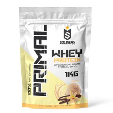 Imagem de Whey Protein Primal 1Kg - Importado - Soldiers Nutrition Sabor:Baunilha