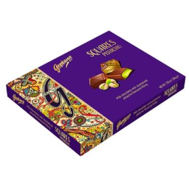 Imagem de Bombom de Chocolate Recheio Pistache Squares Pistachio Goplana 200g