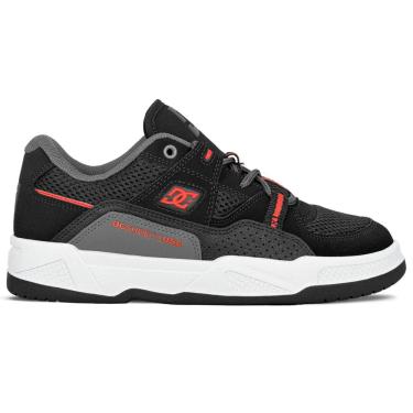 Imagem de Tênis DC Shoes Unissex Couro Construct IMP | Black Red