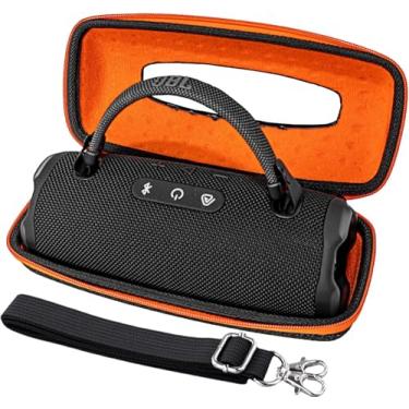 Imagem de AONKE Estojo de transporte para fone de ouvido compatível com JBL Charge 6 Wireless Bluetooth Speaker Hard Case, com alça de ombro ajustável