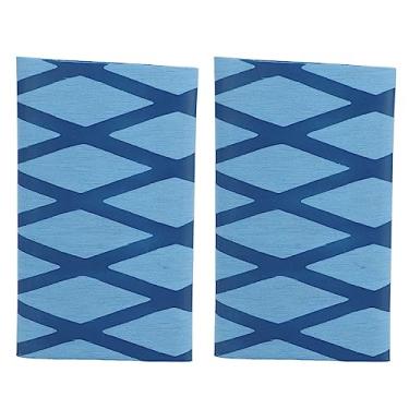 Imagem de Raquete de tênis de mesa Grip Tape Calor Shrinkable Antiderrapante Durável Confortável Aperto Ideal Ferramenta de Treinamento para Tênis de Mesa Material Poliolefinas 83x63mm 2 Pcs (Azul)