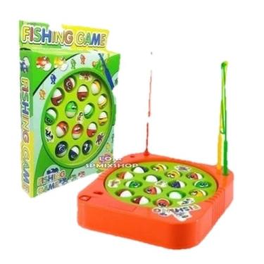 Imagem de Brinquedo Jogo Pega Peixe Pesca Maluca Pescaria Infantil Criança Adulto Diversão Pilhas Inclusas