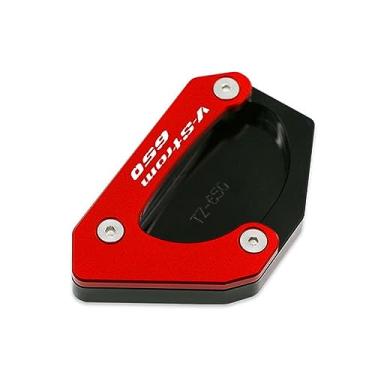 Imagem de Para suzuki V-STROM 650/xt vstrom dl 650 dl650 2004-2023 acessório da motocicleta suporte lateral ampliador placa kickstand almofada