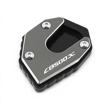 Imagem de Acessórios para motocicletas Placa de extensão para descanso lateral, placa ampliadora, suporte para descanso lateral, para CB650F CBR650F CB500F CB500X NC700D
