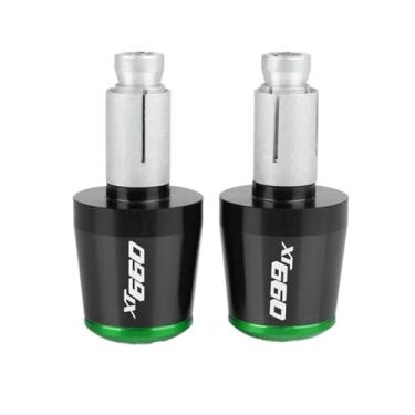 Imagem de Extremidades das manoplas do guidão da motocicleta, tampas das extremidades dos manoplas, acessórios deslizantes de peso para XT660 X XT660X 2004-2017 2005 2006 2007 2008 2009 2010