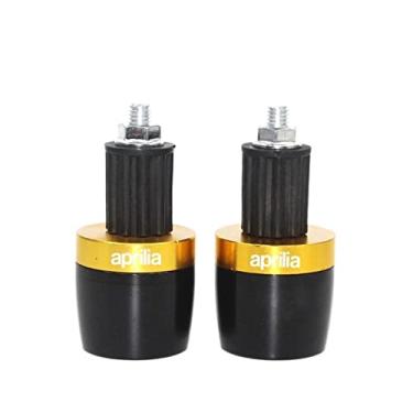 Imagem de Extremidades de manoplas de guidão de motocicleta, tampas de extremidade de manoplas, acessórios deslizantes de peso para Aprilia RS 125 1000 R RSV4 V4R 250 RX50 650 750 200 500 2020