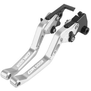 Imagem de Alavancas de freio e embreagem ajustáveis ​​para motocicletas, peça de reposição, alavanca de manopla, acessórios para alavanca de freio e embreagem, para CBR500R CB500FX 2013-2018