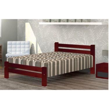 Imagem de Cama Queen Size Piazza de Madeira Maciça Tauari