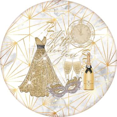 Imagem de Painel Festa Redondo C/Elástico 1,50m Ano Novo (ANV014)