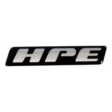Imagem de Emblema Adesivo Resinado Pajero Triton Hpe Preto Hpers Fk