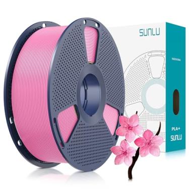 Imagem de SUNLU PLA Plus Filamento 1,75mm 1KG, Carretel Perfeitamente Enrolado, PLA+ 1000g, Precisão Dimensional +/- 0.02 mm, Compatível com a Maioria das Impressoras 3D FDM, 1kg (2.2lbs), Rosa