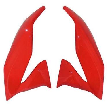 Imagem de Aba tanque vermelho perolizado titan160 ex 22/24 - SPORTIVE