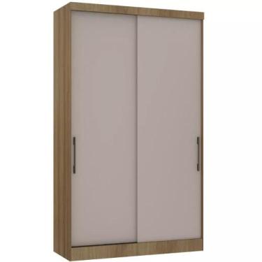 Imagem de Guarda-roupa Modulado 134,5cm 2 Portas de Correr 3 Gavetas Paris Lucia