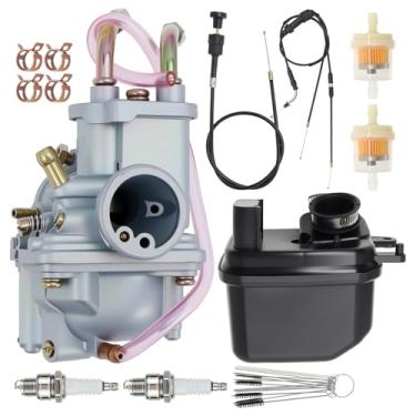 Imagem de Carburador Carbman com caixa de limpeza de filtro de ar para Yamaha PW50 PW 50 Yzinger 1981-2009 Carb de motocicleta