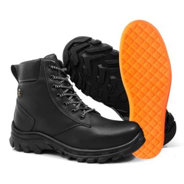Imagem de Kit Bota Masculina Adventure Com Palmilha Gel Trilha Tracking Resistente Confortavel Solado Antiderrapante (Preto, BR, Adulto, Numérico, 42)