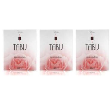 Imagem de Kit 3 Perfume Feminino Colônia Tradicional Tabu 60Ml - Dana - Dana Cos