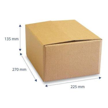 Imagem de Caixa De Papelão Med27x22x13 Mod 03 Correio Sedex Pac 25 Uni - Embalag