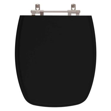 Imagem de Tampa Vaso Sanitário Poliéster Preto Para Bacia Fiori