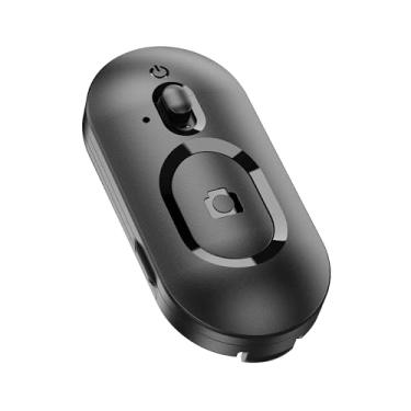 Imagem de Selfieshow Controle remoto de tripé de telefone, obturador remoto sem fio, recarregável, para smartphones, acessórios monopé, compatível com dispositivos iOS e Android, design compacto e portátil