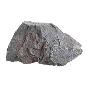 Imagem de MYCENSE Pedra artificial textura natural PU paisagem de arenito realista para decoração pátio comunitário supermercados parques escritórios, cinza