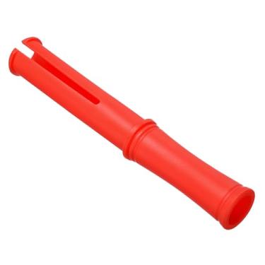 Imagem de PATIKIL Alça retrátil de 25 cm, 1 peça de dispensador de filme elástico de plástico para embalagem móvel de 35 a 38 mm, vermelho