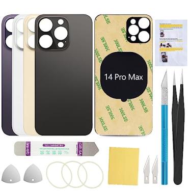 Imagem de UooFide Substituição da capa traseira de vidro compatível com iPhone 14 Pro Max 6,7 polegadas todas as operadoras (preto espacial)