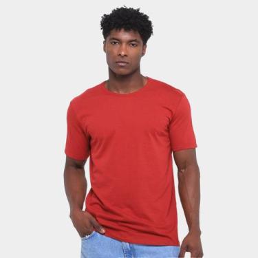 Imagem de Camiseta Hering Básica Masculina, Vermelho, GG