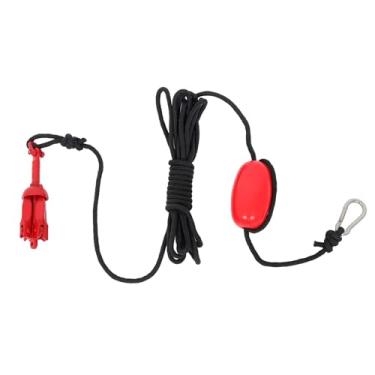 Imagem de waltyotur 1 kit de âncora dobrável para caiaque marinho vermelho de 700 g para barcos pequenos, caiaques, canoa, paddle boards