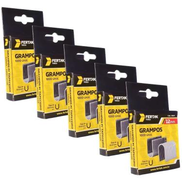 Imagem de Grampos 12Mm Tipo U Para Grampeador De Pressão Com 5000 Un