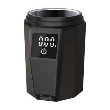 Imagem de Fenteer Copo dosador digital para café, copo dosador para escritório, compatível com porta-filtros de 58 mm, grande capacidade, balança para pó de café, aço