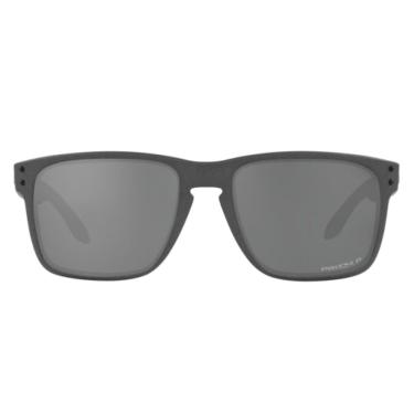 Imagem de Óculos de Sol Oakley Polarizado Holbrook Xl 0OO9417L 941730 Tam 59 / Cinza Escuro - Lentes Prizm Black Polarized