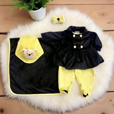 Imagem de Saida Maternidade para Bebê Menina Jasmine 05 Peças - Happy Baby, Tama