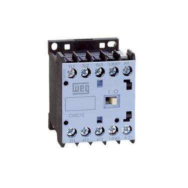 Imagem de Mini contator cwc012-10-30d23 12a 220v azul - weg