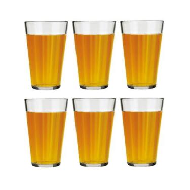 Imagem de Jogo 6 Copo Americano Vidro Long Drink 450ml Cristal Nadir - NADIR FIG